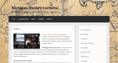 Desktop Screenshot of michiganhistorylectures.com